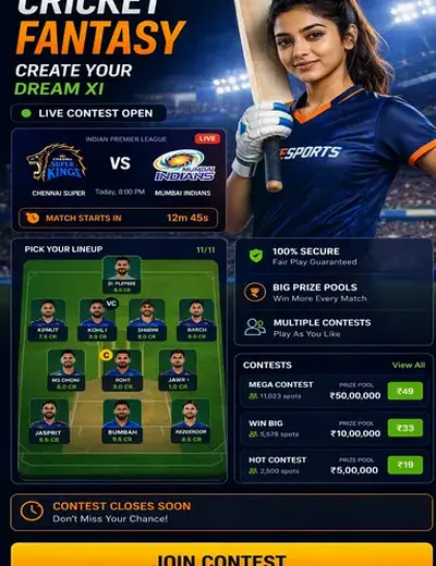 Hero11 (hero11) fantasy cricket & matchday visual 3